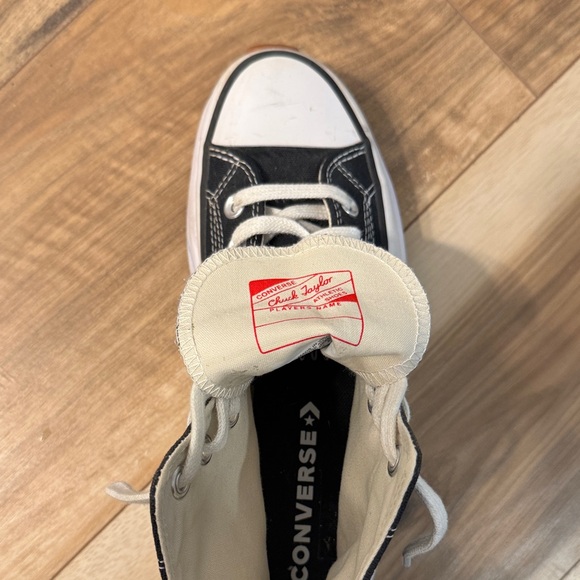Converse Black and White Platform High-Tops - Picture 3 of 5